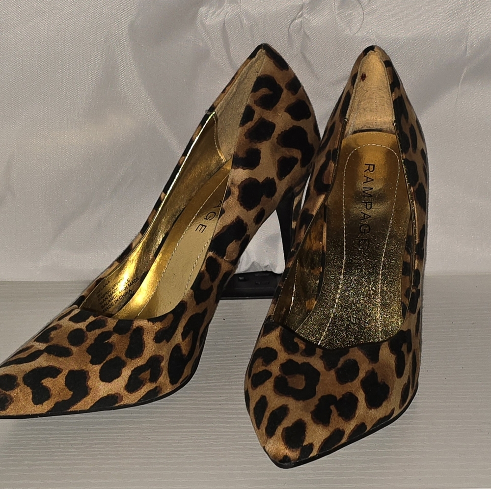 Rampage Leopard Pumps High Heels
